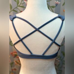 Onzie Mudra Blue Yoga Sports Bra - M/L